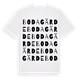 Bodagärde ordlek t-shirt