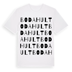 Bodahult ordlek t-shirt – ekologisk bomull t-shirt från Pinshirt