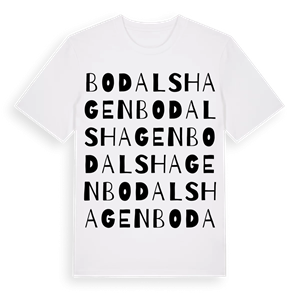 Bodalshagen ordlek t-shirt – ekologisk bomull t-shirt från Pinshirt