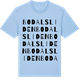 Blue Soul t-shirt med Bodalsliden ordlek t-shirt