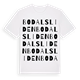 Bodalsliden ordlek t-shirt