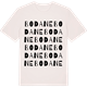 Vintage White t-shirt med Bodane ordlek t-shirt