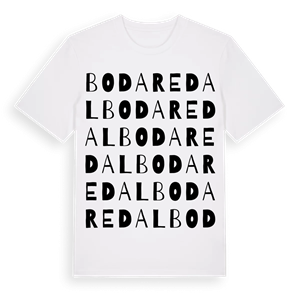 Bodaredal ordlek t-shirt – ekologisk bomull t-shirt från Pinshirt