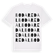 Bodaredal ordlek t-shirt