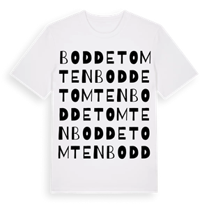 Boddetomten ordlek t-shirt – ekologisk bomull t-shirt från Pinshirt