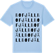 Blue Soul t-shirt med Bofjäll ordlek t-shirt