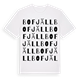 Bofjäll ordlek t-shirt