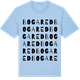 Blue Soul t-shirt med Bogared ordlek t-shirt
