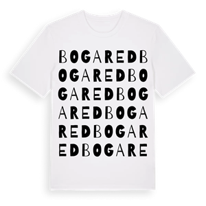 Bogared ordlek t-shirt – ekologisk bomull t-shirt från Pinshirt