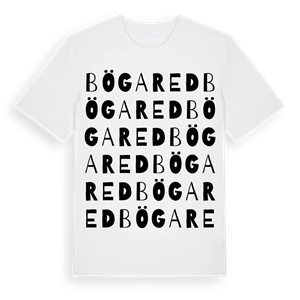Bögared ordlek t-shirt – ekologisk bomull t-shirt från Pinshirt