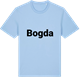 Blue Soul t-shirt med Bogda fetstil t-shirt