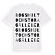 Bogshult och Stora Gälleberg ordlek t-shirt