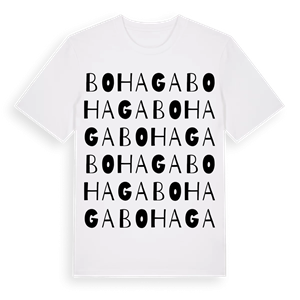 Bohaga ordlek t-shirt – ekologisk bomull t-shirt från Pinshirt