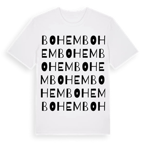 Bohem ordlek t-shirt – ekologisk bomull t-shirt från Pinshirt
