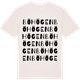Vintage White t-shirt med Böhögen ordlek t-shirt