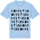 Blue Soul t-shirt med Bohyltan ordlek t-shirt