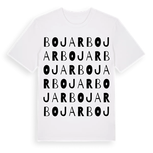 Bojar ordlek t-shirt – ekologisk bomull t-shirt från Pinshirt