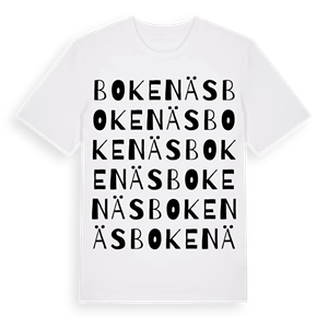 Bokenäs ordlek t-shirt – ekologisk bomull t-shirt från Pinshirt