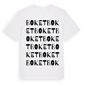 Boket ordlek t-shirt – ekologisk bomull t-shirt från Pinshirt