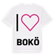 Jag älskar Bokö t-shirt stort tryck