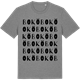 Mid Heather Gray t-shirt med Bokö ordlek t-shirt