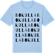 Blue Soul t-shirt med Bokulla ordlek t-shirt