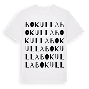 Bokulla ordlek t-shirt – ekologisk bomull t-shirt från Pinshirt