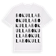 Bokulla ordlek t-shirt