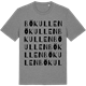 Mid Heather Gray t-shirt med Bökullen ordlek t-shirt