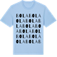 Blue Soul t-shirt med Bola ordlek t-shirt