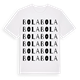 Bola ordlek t-shirt