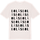 Vintage White t-shirt med Bolås ordlek t-shirt