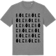 Mid Heather Gray t-shirt med Böle ordlek t-shirt
