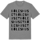 Mid Heather Gray t-shirt med Böleshuset ordlek t-shirt