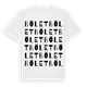 Bölet ordlek t-shirt