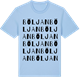 Blue Soul t-shirt med Böljan ordlek t-shirt