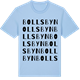 Blue Soul t-shirt med Bollsbyn ordlek t-shirt