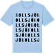 Blue Soul t-shirt med Bollsjö ordlek t-shirt