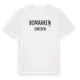 White t-shirt med Bomarken i Sverige t-shirt
