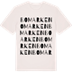 Vintage White t-shirt med Bomarken ordlek t-shirt