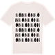 Vintage White t-shirt med Bön ordlek t-shirt