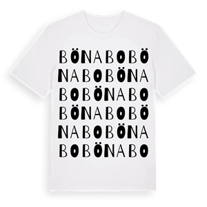 Bönabo ordlek t-shirt – ekologisk bomull t-shirt från Pinshirt