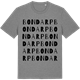 Mid Heather Gray t-shirt med Bondarp ordlek t-shirt