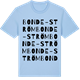 Blue Soul t-shirt med Bonde-Ström ordlek t-shirt