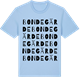 Blue Soul t-shirt med Bondegärde ordlek t-shirt