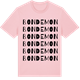 Pink Cotton t-shirt med Bondemon ordlek t-shirt