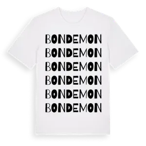 Bondemon ordlek t-shirt – ekologisk bomull t-shirt från Pinshirt