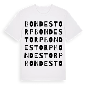 Bondestorp ordlek t-shirt – ekologisk bomull t-shirt från Pinshirt