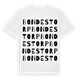Bondestorp ordlek t-shirt