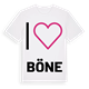 Jag älskar Böne t-shirt stort tryck